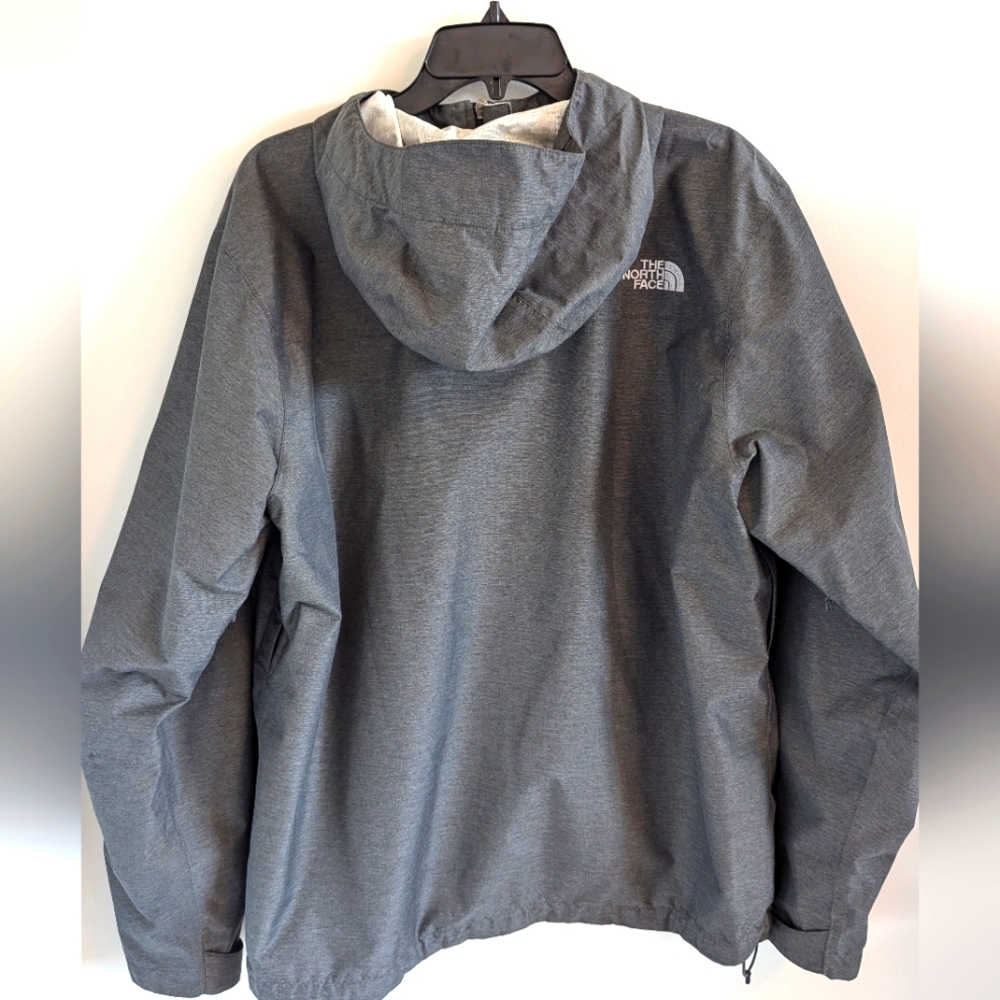 The North Face HyVent Heather Grey Rain Jacket (L)